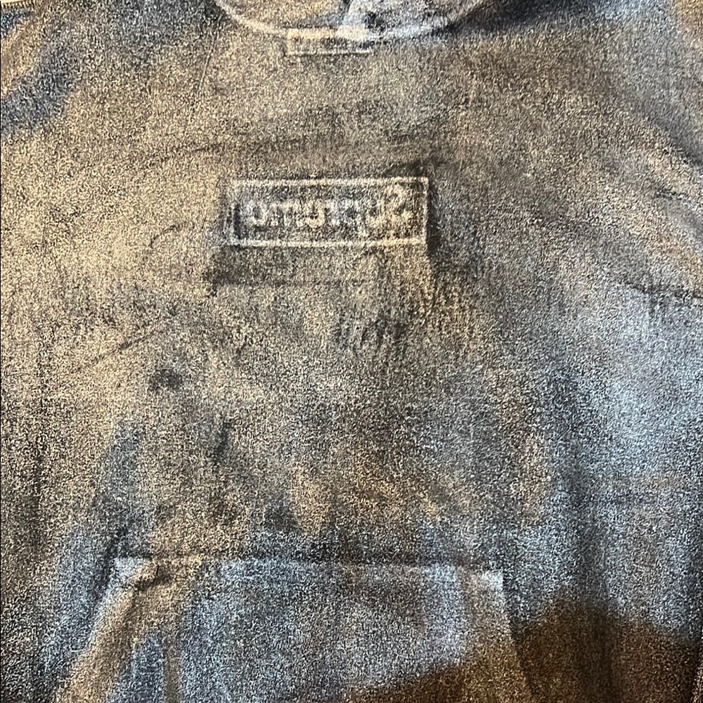 Supreme x MM6 Maison Margiela Foil Box Logo Hooded Sweatshirt ‘Black’ - Picture 4 of 5